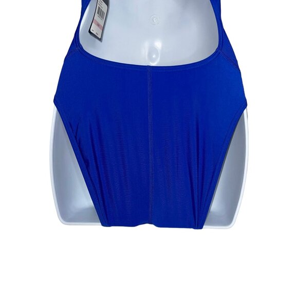 NWT Speedo Pro LT Lined Lightweight Blue One Piece Swimsuit Womens 10 36 - Picture 8 of 9